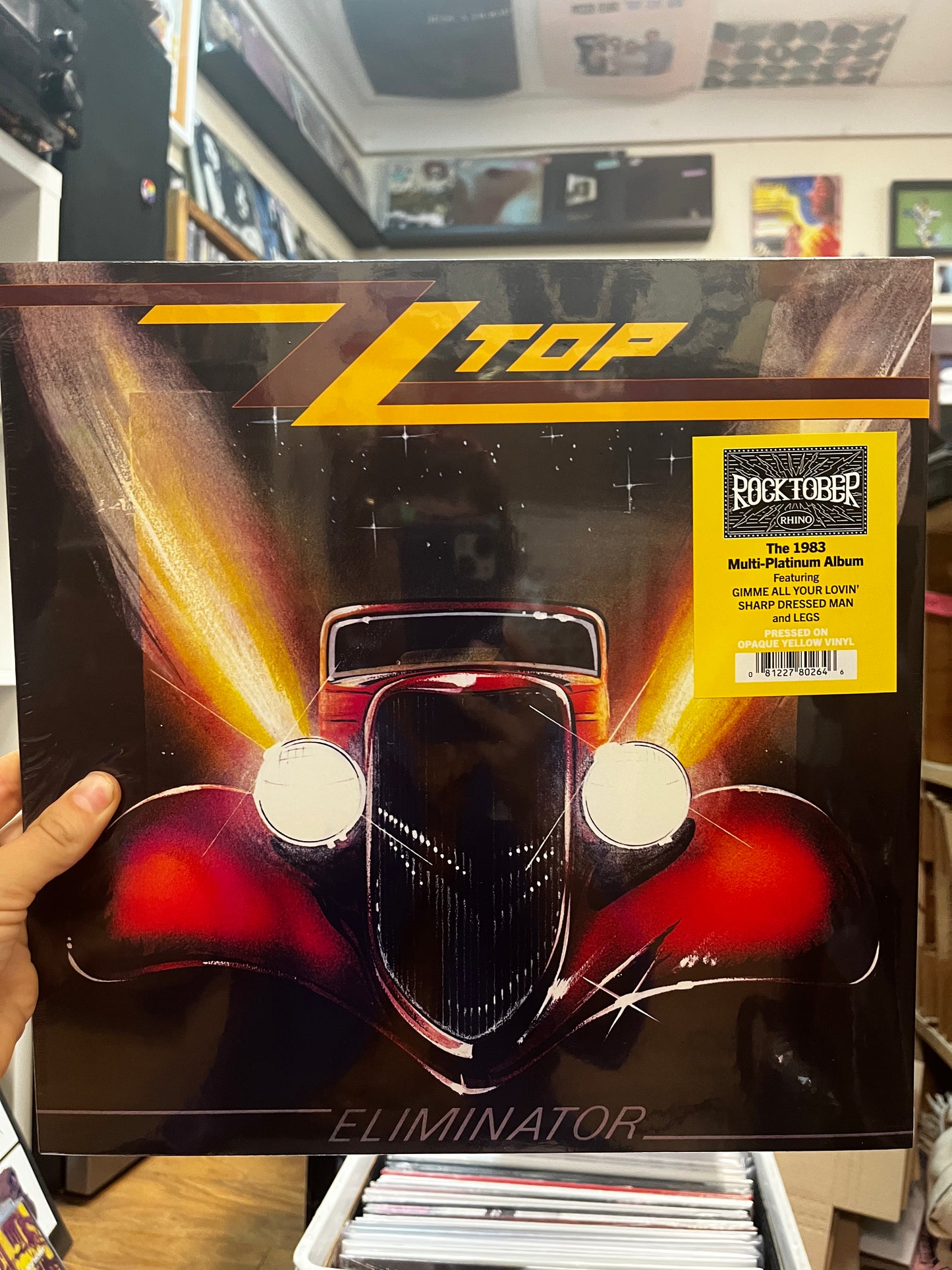 ZZ Top - Eliminator (Yellow) Rocktober LP