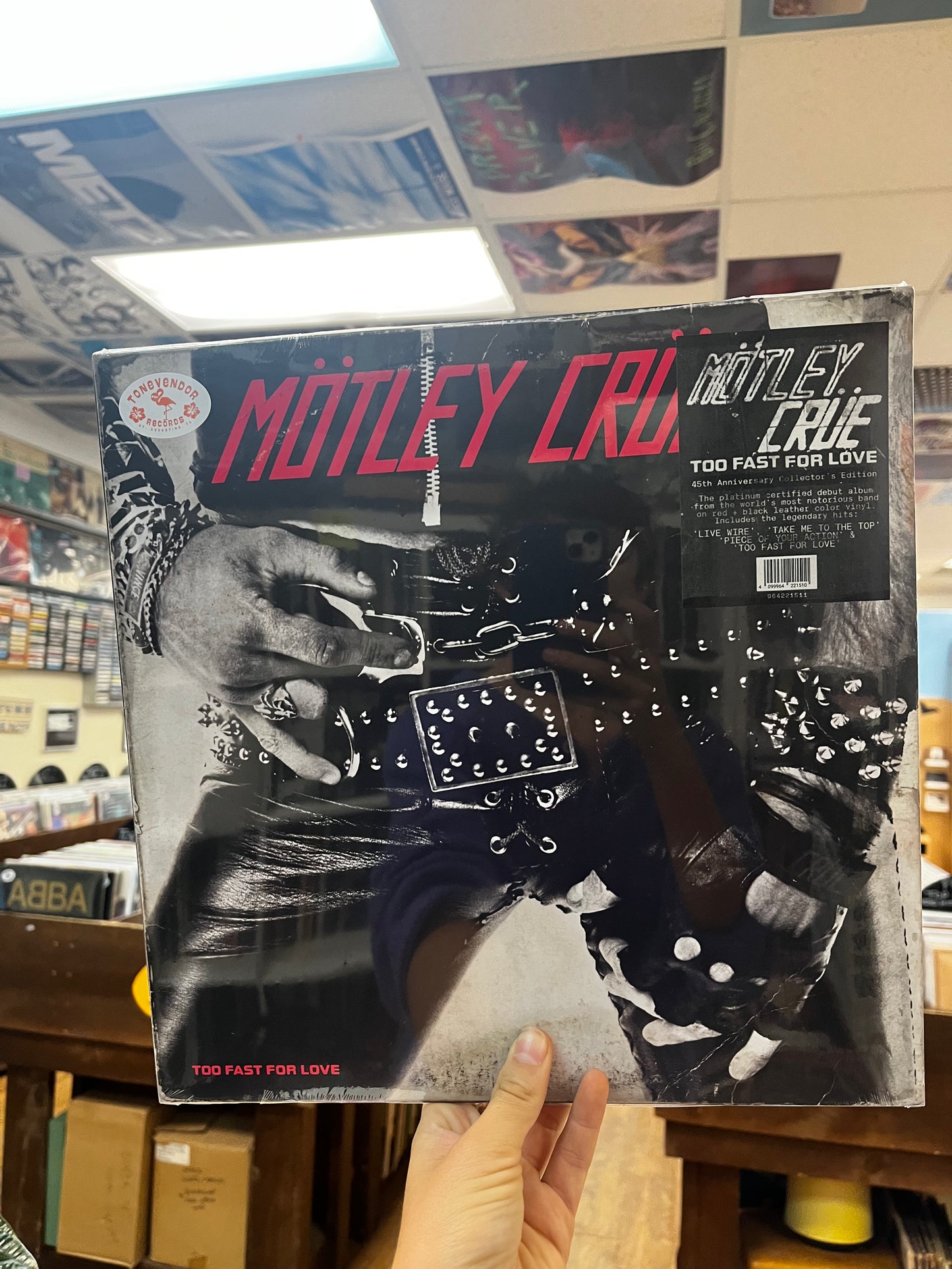 Motley Crue - Too Fast For Love 45th Anniversary Collector's Edition (Red & Black Vinyl) LP