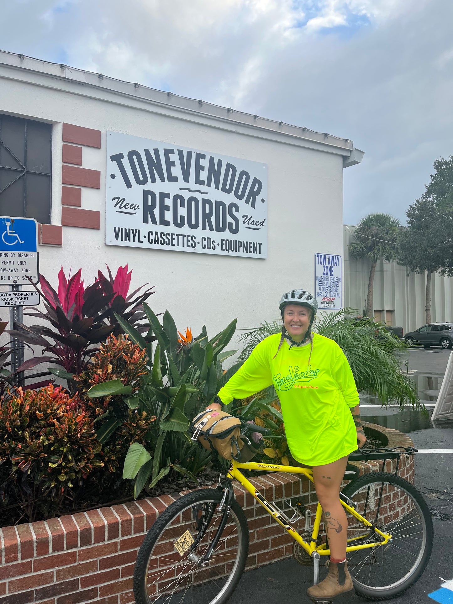 Tonevendor "Can't Buy A Thrill" Yellow Rash Guard