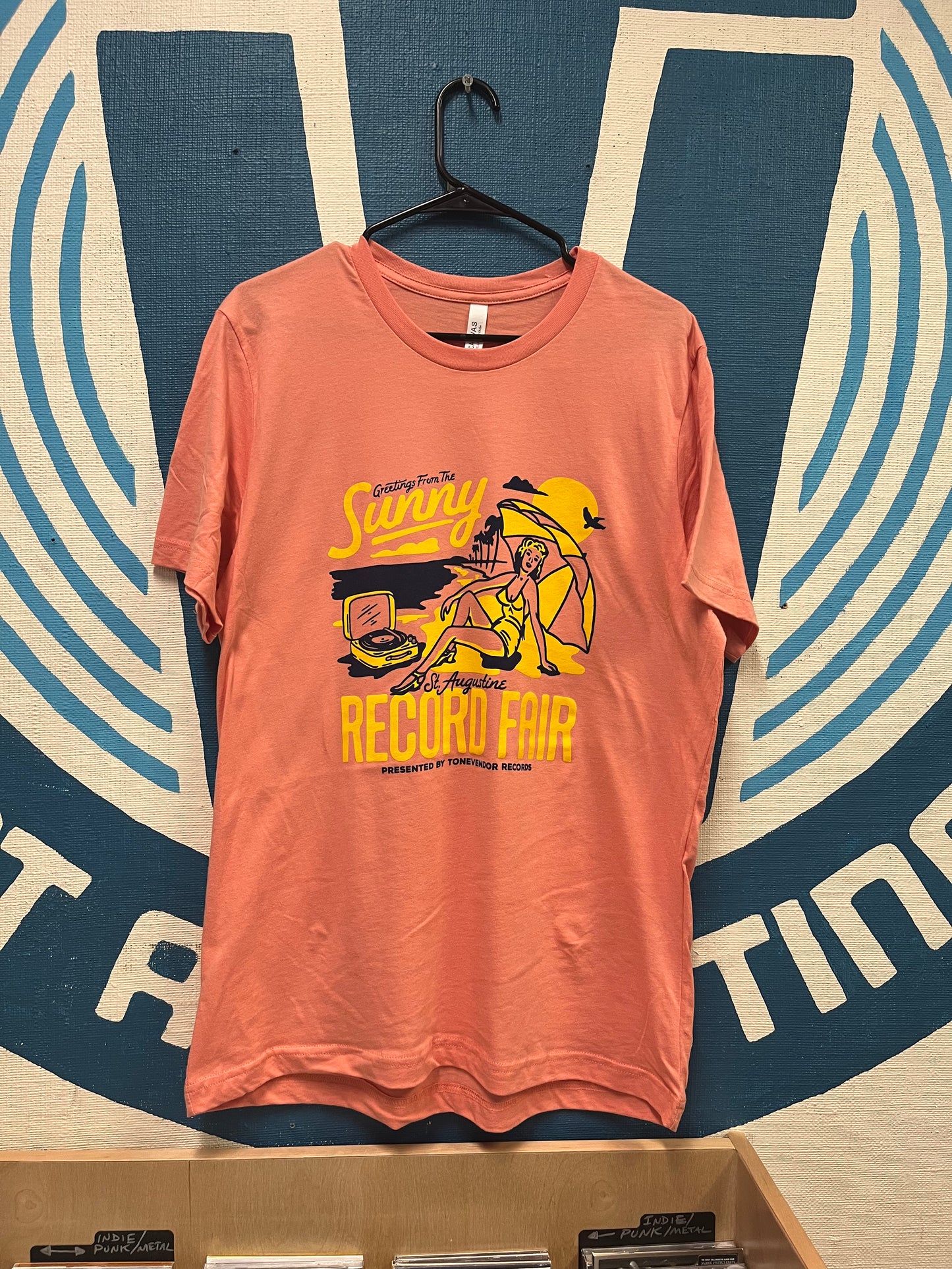 St. Augustine Record Fair 2025 T-Shirt - Pink