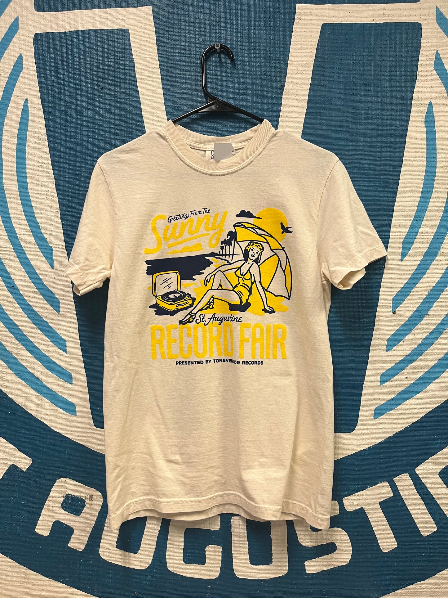 St. Augustine Record Fair 2025 T-Shirt - Cream