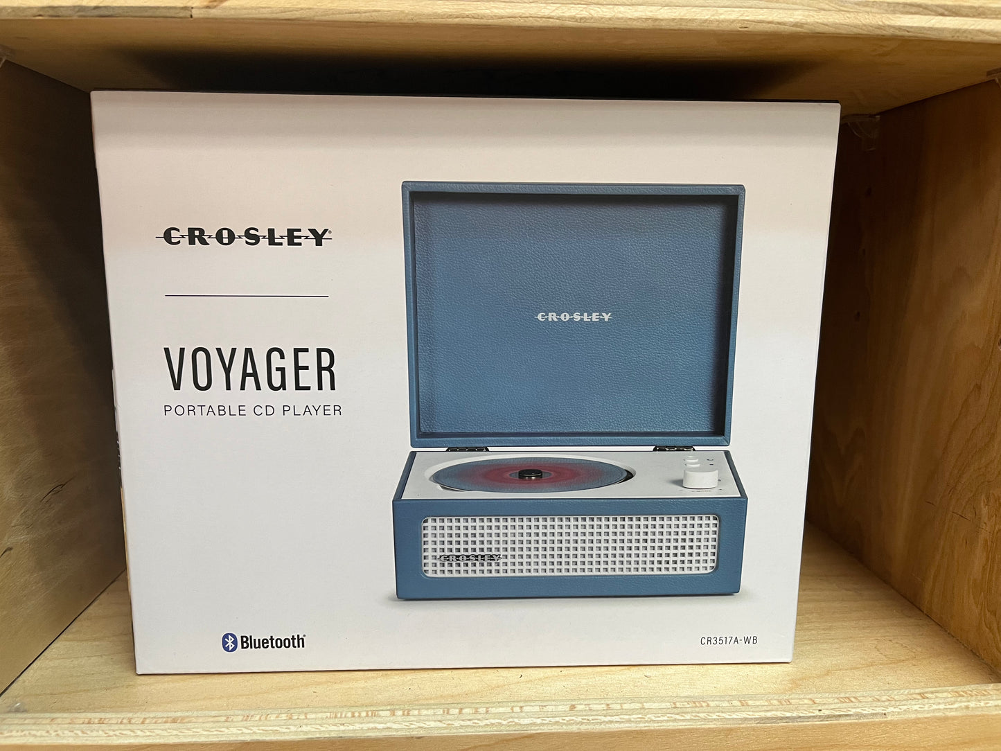 Crosley Voyager Blue Portable CD Player
