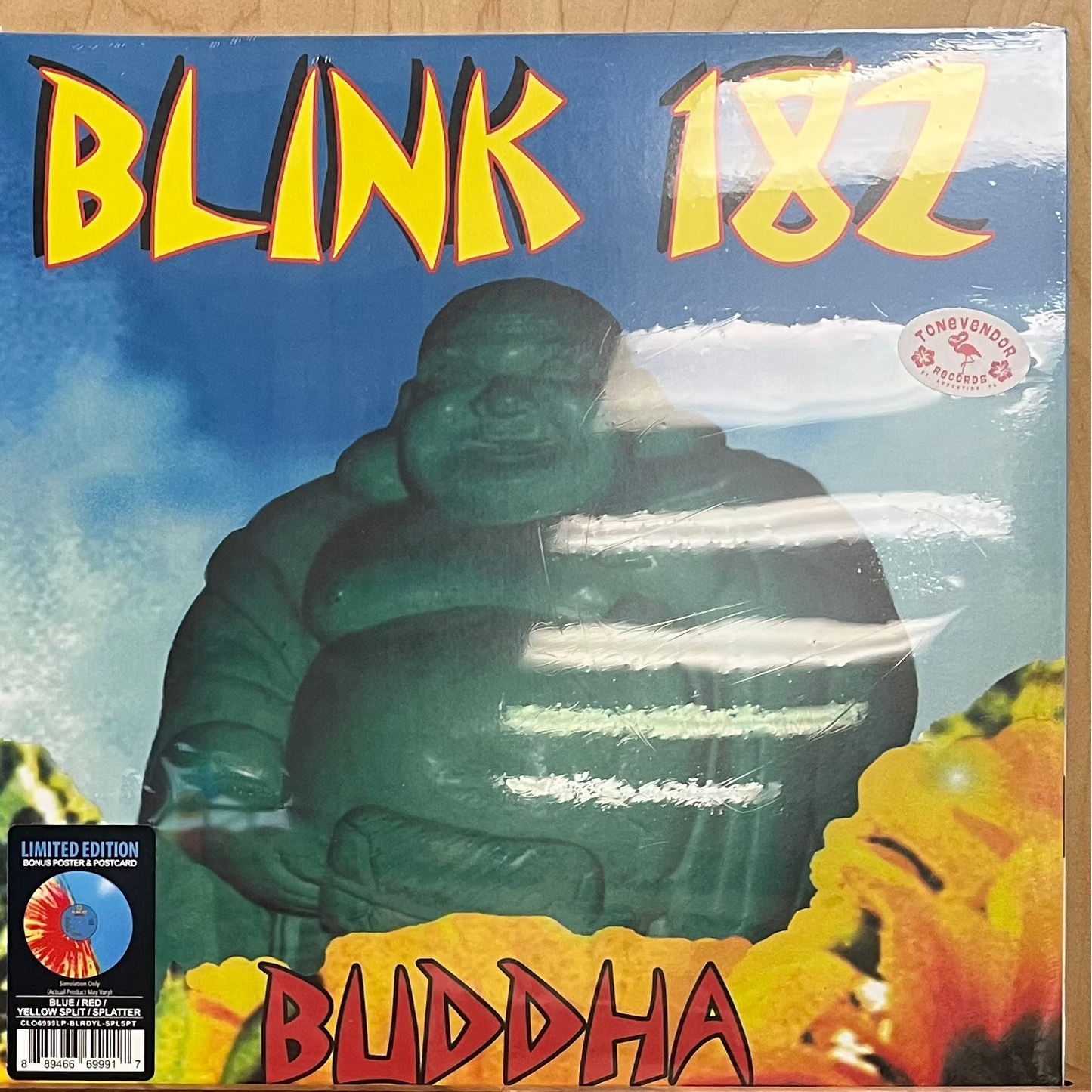 Blink 182 - Buddha Blue / Red Split Vinyl LP