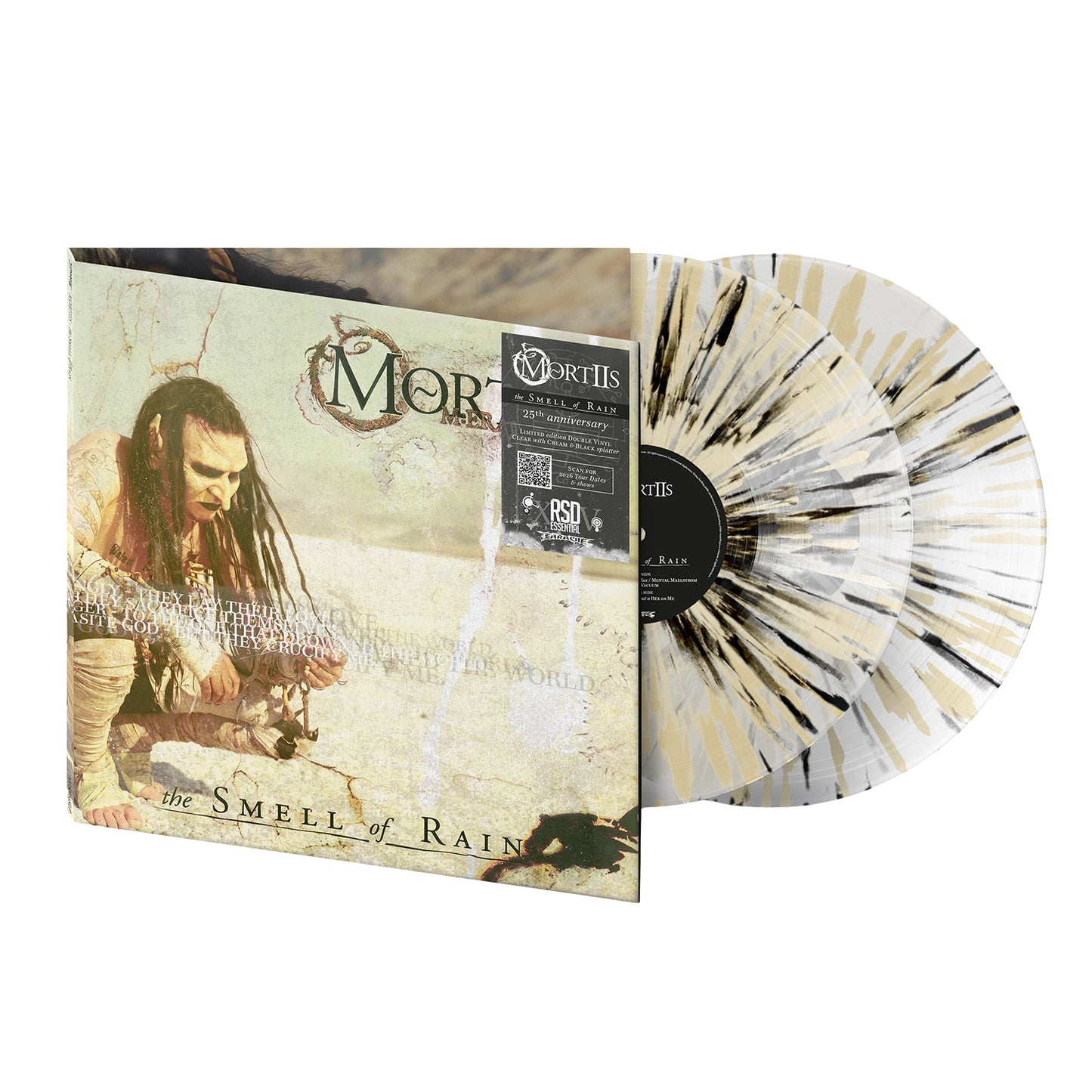 Mortiis - The Smell of Rain Clear w/Cream & Black Splatter 2xLP PREORDER