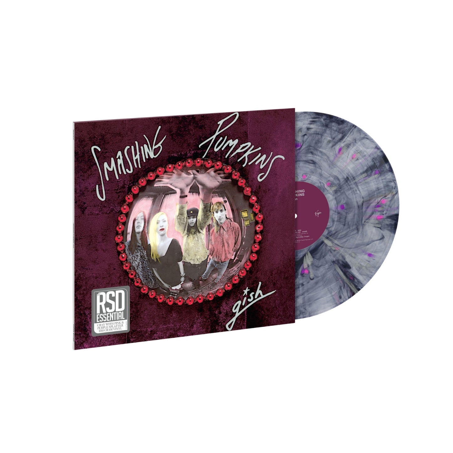 Smashing Pumpkins - Gish Indie Exclusive Gray w/Pink & Purple Splatter LP PREORDER
