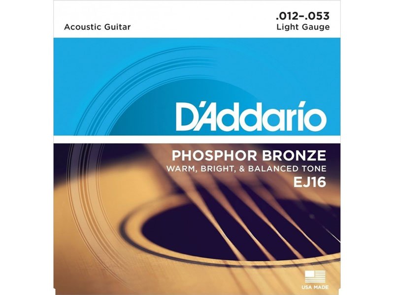 D'Addario Phoshphor Bronze EJ16 Acoustic Guitar Strings