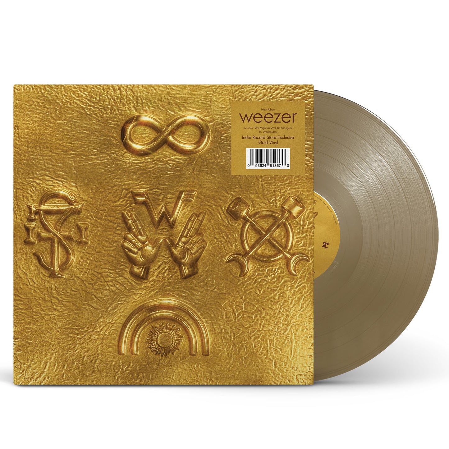 Weezer - Weezer Limited Edition Indie Exclusive Gold Vinyl LP PREORDER