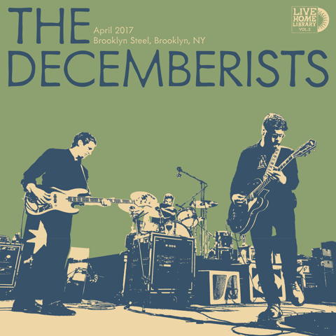 The Decemberists - Live Home Library Vol. 2, April 2017, Brooklyn Steel Red Right Ankle Color Vinyl 2xLP PREORDER