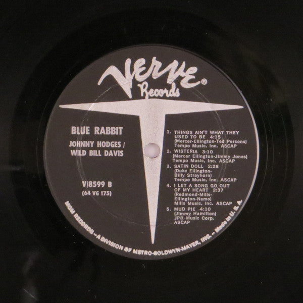 Johnny Hodges / Wild Bill Davis : Blue Rabbit (LP, Album, Mono, Dee)
