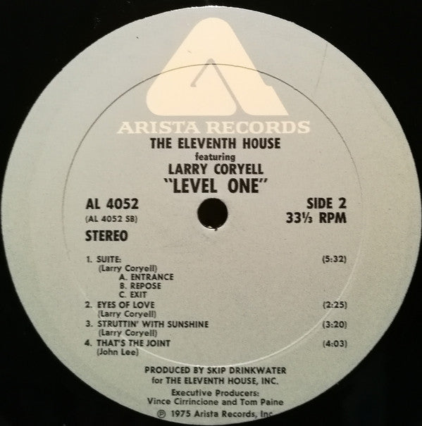 The Eleventh House Featuring Larry Coryell : Level One (LP, Album)