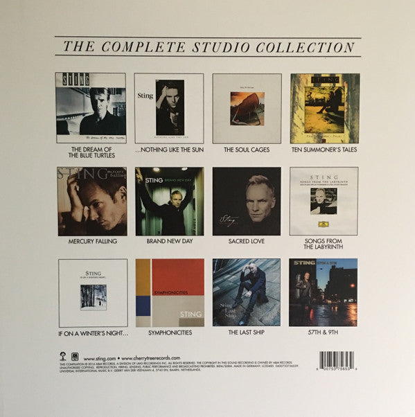 Sting : The Complete Studio Collection (Box, Comp, Ltd + LP, Album + 2xLP, Album + LP, Alb)