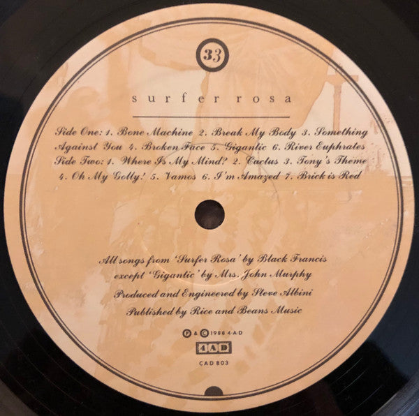 Pixies : Surfer Rosa (LP,Album,Reissue)