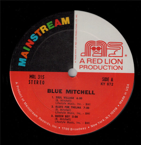 Blue Mitchell : Blue Mitchell (LP, Album)