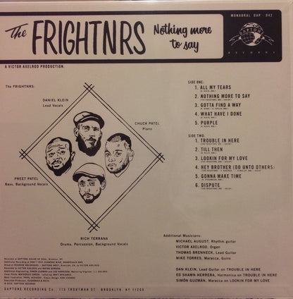 The Frightnrs : Nothing More To Say (LP, Album, Mono, RE)