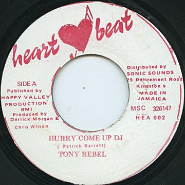 Tony Rebel : Hurry Come Up DJ (7")