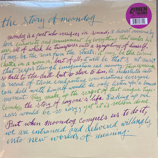 Moondog (2) : The Story Of Moondog (LP, Album, Ltd, RE, Pur)