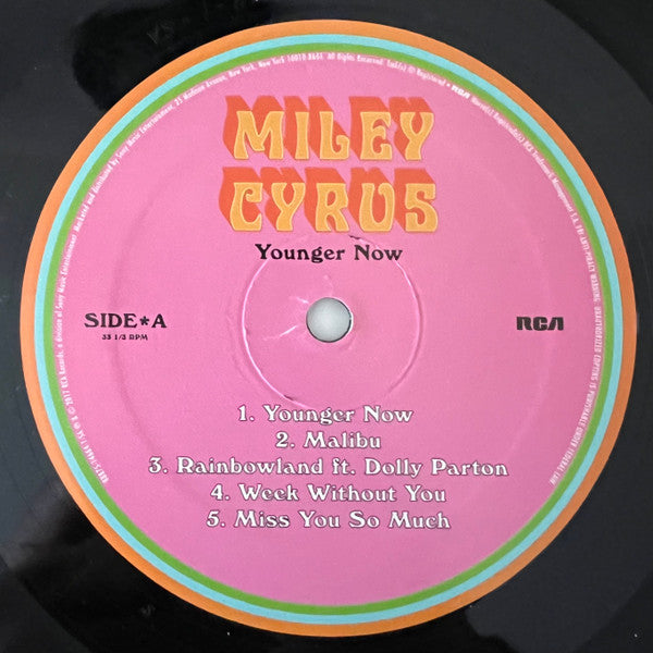 Miley Cyrus : Younger Now (LP, Album)