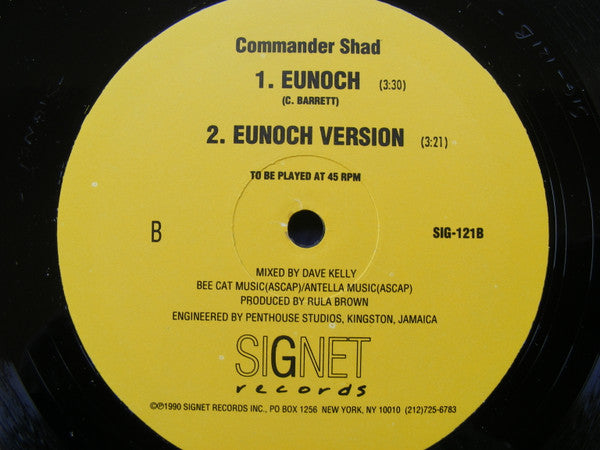 Red Fox (2) / Commander Shad : Agony Enough / Eunoch (12")