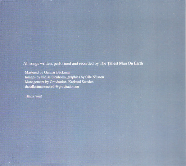 The Tallest Man On Earth : Shallow Grave (CD, Album, RE)