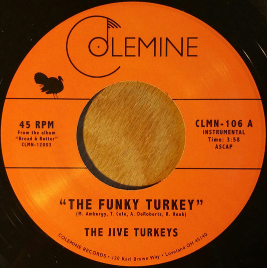 The Jive Turkeys : The Funky Turkey (7", Single, RE)