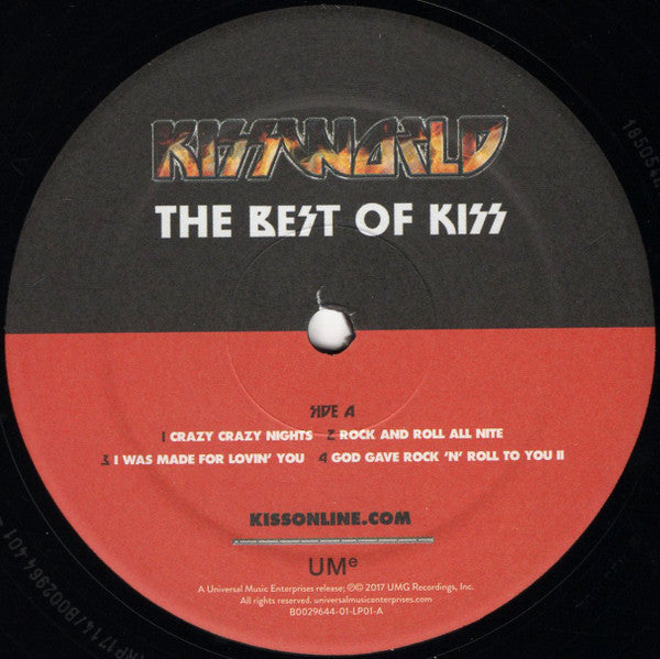 Kiss : Kissworld (The Best Of Kiss) (2xLP, Comp)