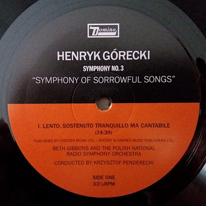 Henryk Górecki - Beth Gibbons, Polish National Radio Symphony Orchestra, Krzysztof Penderecki : Symphony No. 3 (Symphony Of Sorrowful Songs) Op. 36 (LP, Album)