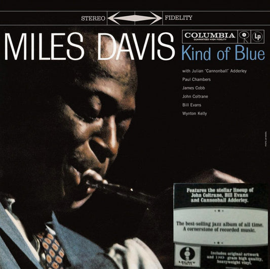 Miles Davis : Kind Of Blue (LP, Album, RE, RM, 180)