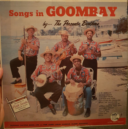 The Percentie Brothers : Songs in Goombay (LP, Album, Mono, Mic)