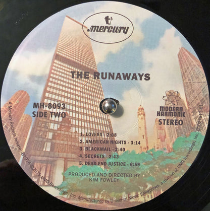The Runaways : The Runaways (LP, Album, RE, 180)