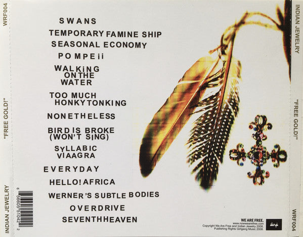Indian Jewelry : Free Gold! (CD, Album)