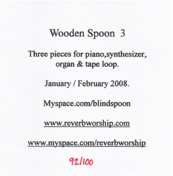Wooden Spoon : Wooden Spoon 3 (Album,Limited Edition,Numbered)