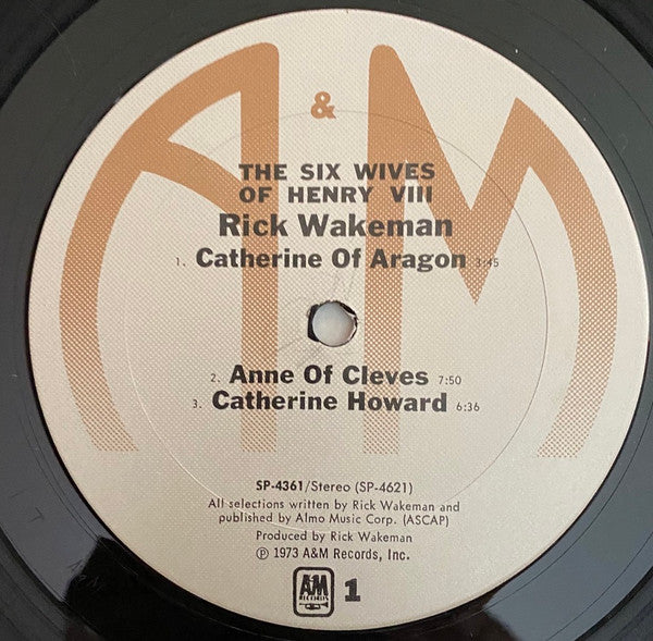 Rick Wakeman : The Six Wives Of Henry VIII (LP, Album, Ter)