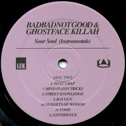 BadBadNotGood & Ghostface Killah : Sour Soul (Instrumentals) (LP, Album, RP)