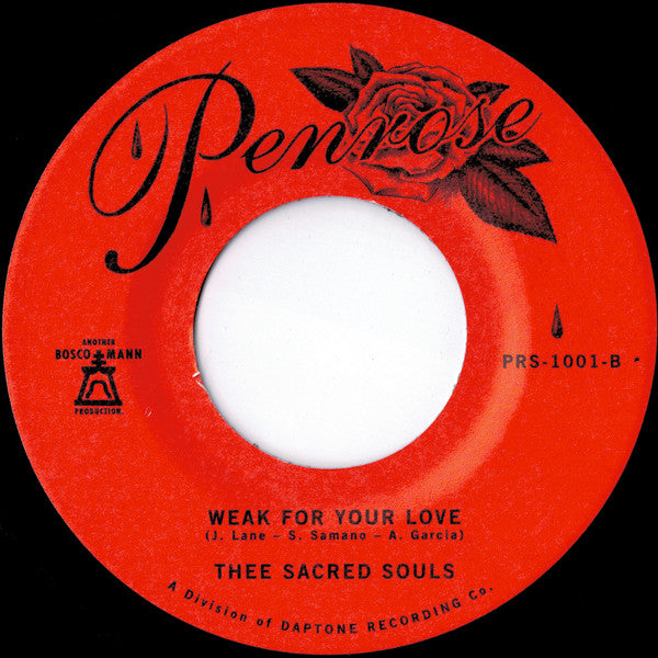 Thee Sacred Souls : Can I Call You Rose? (7", Single, RP)