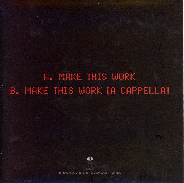 Magistrates : Make This Work (7", Single, Ltd, Whi)