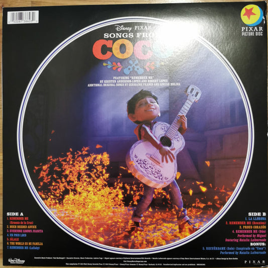 Various : Songs From Coco (LP, Album, Pic)