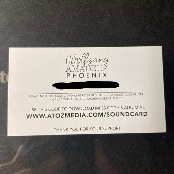 Phoenix : Wolfgang Amadeus Phoenix (LP, Album, RE)