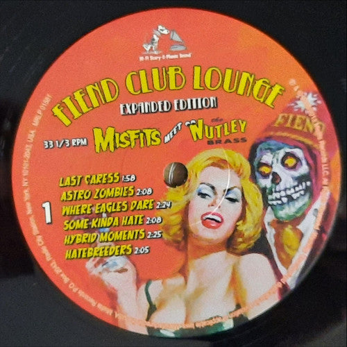 Misfits Meet The Nutley Brass : Fiend Club Lounge (LP, Album, Ltd, RE)