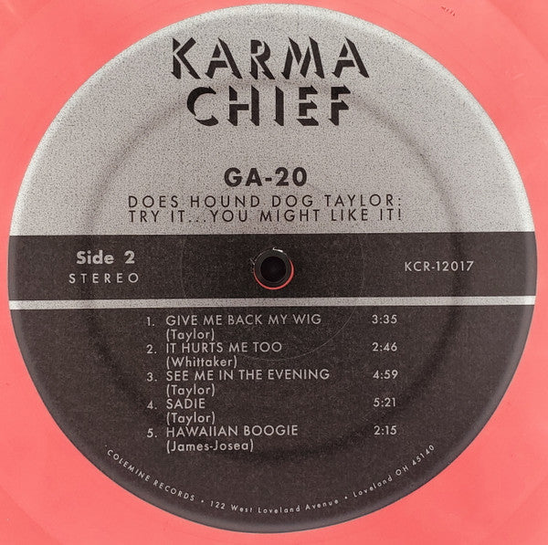 GA-20 : GA-20 Does Hound Dog Taylor: Try It...You Might Like It! (LP, Album, Ltd, Sal)