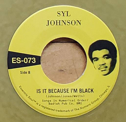 Syl Johnson : Different Strokes / Is It Because I'm Black (7", Single, Gol)