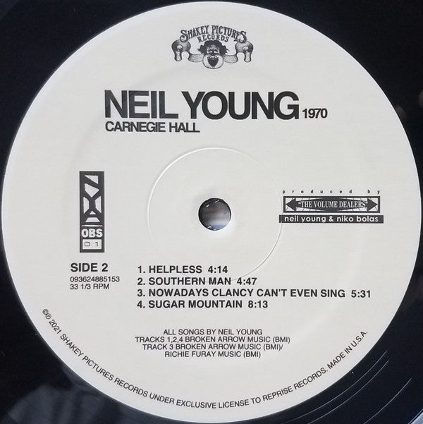 Neil Young : Carnegie Hall 1970 (2xLP, Album)