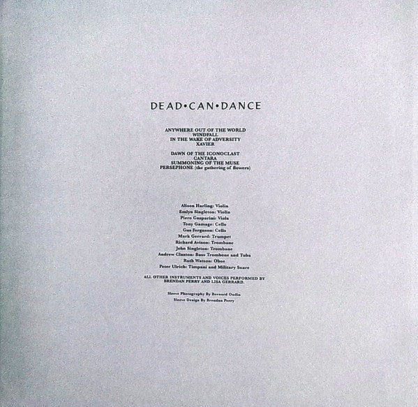 Dead Can Dance : Within The Realm Of A Dying Sun (LP, Album, RE, RM, RP)