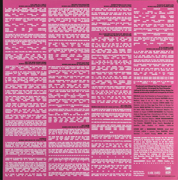 Josie Cotton : Pussycat Babylon (LP)