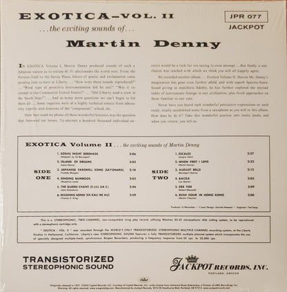 Martin Denny : Exotica Volume II (LP, Album, Ltd, RE, Gre)