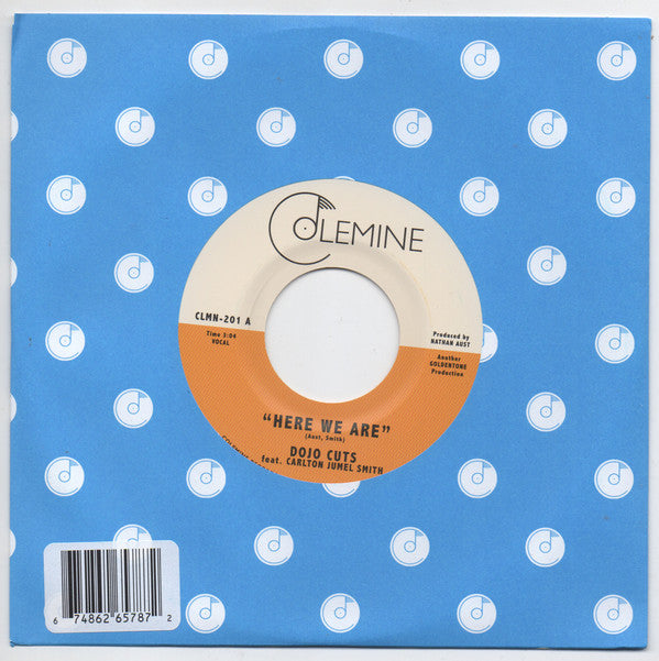 Dojo Cuts Feat. C.J. Smith : Here We Are (7", Single, Ltd, Cok)