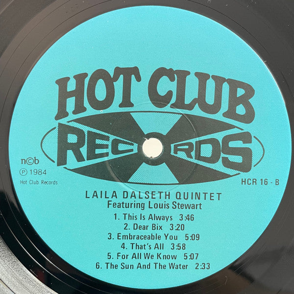 Laila Dalseth Quintet Featuring Louis Stewart : Daydreams (LP, Album, Tur)