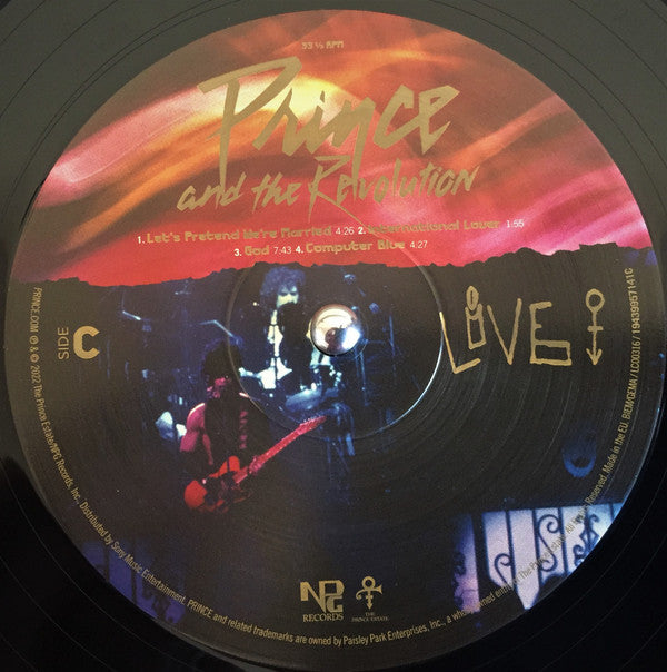 Prince And The Revolution : Live (3xLP, Album, RE, RM, MRP)
