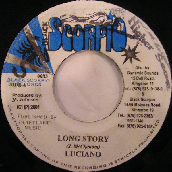 Luciano (2) / Prestige (7) : Long Story / Make No Sense (7")