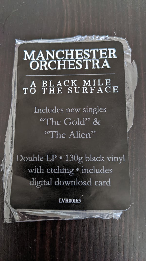 Manchester Orchestra : A Black Mile To The Surface (LP, 130 + LP, S/Sided, Etch, 130 + Album, RE)