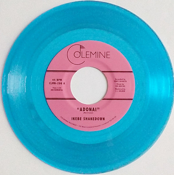 Ikebe Shakedown : Adonai (7", Blu)